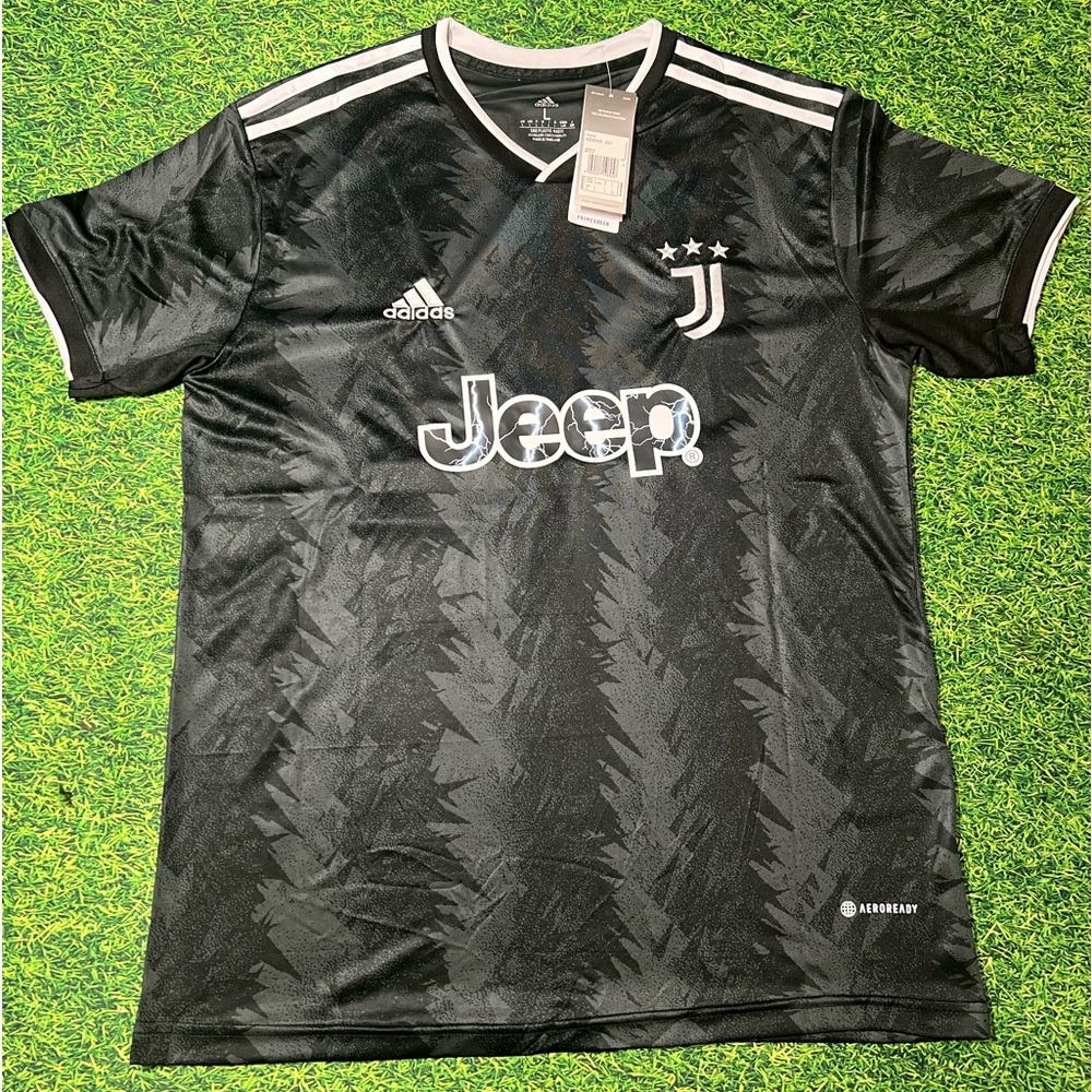 Men’s Replica Adidas Pogba Juventus Away 22/23 Jersey